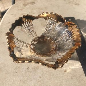 Vintage glass dish
